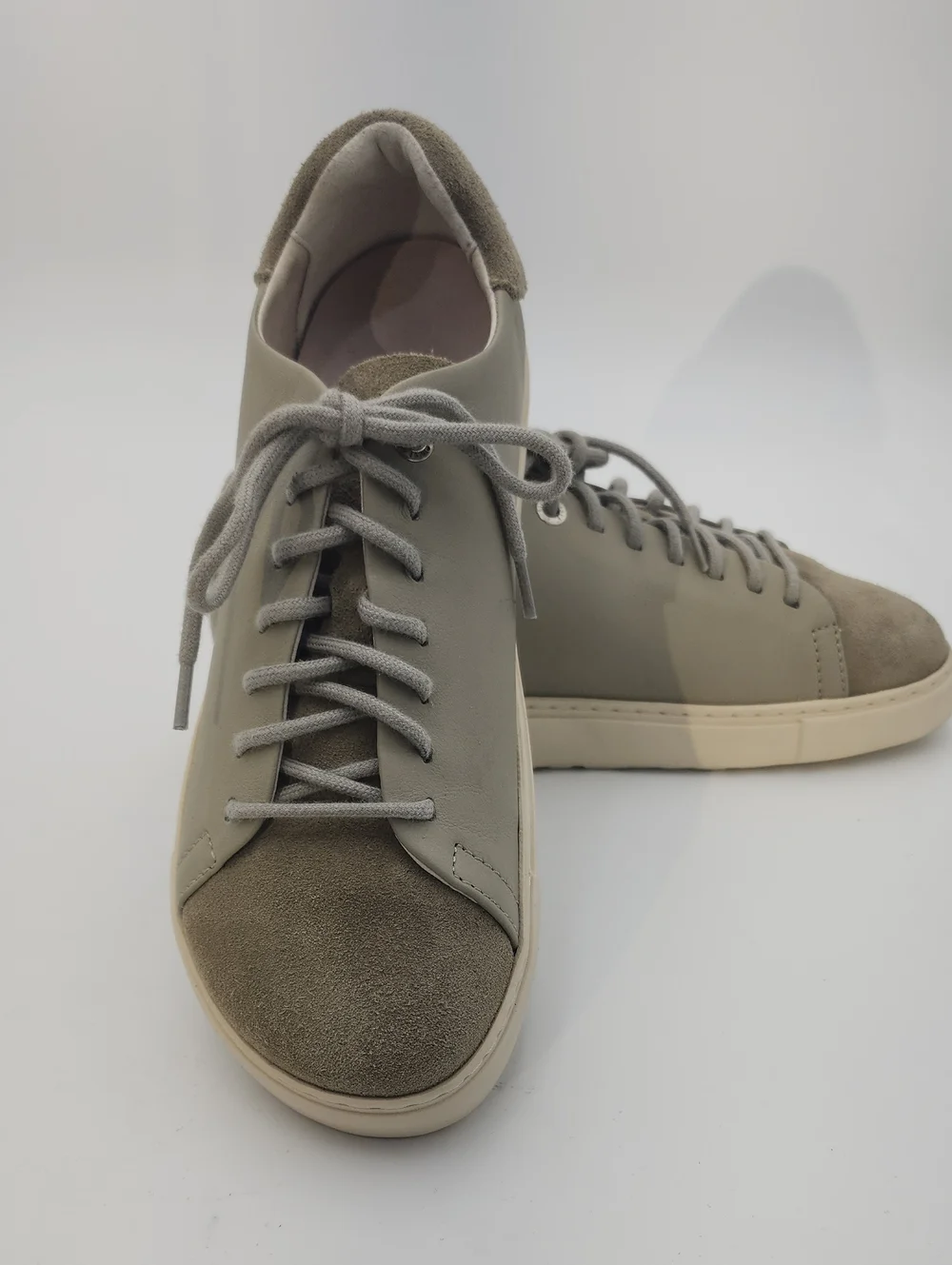 Birkenstock Bend Low Decon Gray Taupe Women’s 7 Nubuck Leather Sneakers